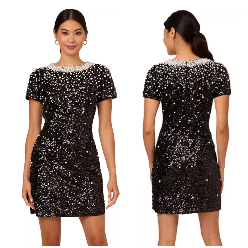 Adrianna Papell Embellished Dress